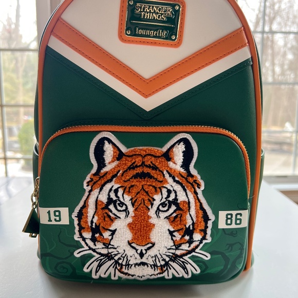 NWT Authentic Loungefly Stranger Things Hawkins High Mini Backpack
